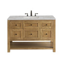 Light Natural Oak / Victorian Silver - 3 Faucet Holes
