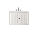 Glossy White / White Zeus - 3 Faucet Holes