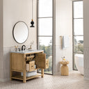 Light Natural Oak / Eternal Jasmine Pearl - 3 Faucet Holes