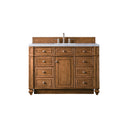 Saddle Brown / Carrara White - 3 Faucet Holes
