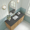 Light Natural Oak / Parisien Bleu - 3 Faucet Holes