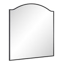Renwil Bandon 40" Tall Arch Wall Mirror - Black