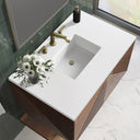 Chestnut / White Zeus - 3 Faucet Holes