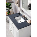 Bright White / Charcoal Soapstone - 3 Faucet Holes