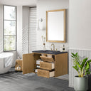 Light Natural Oak / Charcoal Soapstone - 3 Faucet Holes