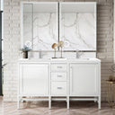 Glossy White / White Zeus - 1 Faucet Hole