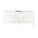 Glossy White / No Countertop