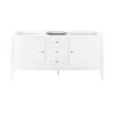 Glossy White / No Countertop