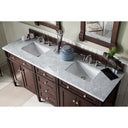 Burnished Mahogany / Carrara White - 3 Faucet Holes