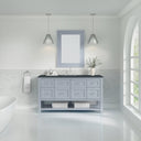 Serenity Blue / Charcoal Soapstone - 3 Faucet Holes