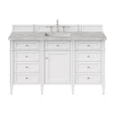 Bright White / Victorian Silver - 3 Faucet Holes