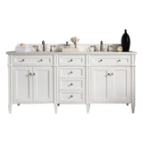 Carrara White - 3 Faucet Holes