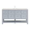 Serenity Blue / Eternal Jasmine Pearl - 3 Faucet Holes