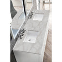 Glossy White / Victorian Silver - 3 Faucet Holes