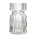 Renwil Gladys Indoor Mouth Blown Glass Glass Vase - Clear Fluted