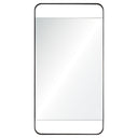 Renwil Tiffey 38.2" Tall Rectangle Wall Mirror - Grey