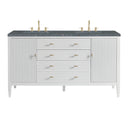 Bright White / Parisien Bleu - 3 Faucet Holes