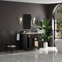 Black Onyx / Victorian Silver - 3 Faucet Holes