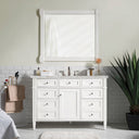 Bright White / Victorian Silver - 3 Faucet Holes