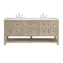 Whitewashed Oak / Arctic Fall - 3 Faucet Holes