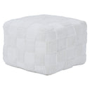 Renwil Payne Indoor 100% Cotton Pouf - Ivory