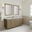 Walnut Whisper / Eternal Jasmine Pearl - 3 Faucet Holes