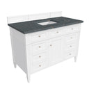 Bright White / Parisien Bleu - 3 Faucet Holes
