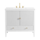 Bright White / White Zeus - 3 Faucet Holes