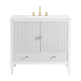 White Zeus - 3 Faucet Holes