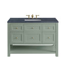 Smokey Celadon / Charcoal Soapstone - 3 Faucet Holes