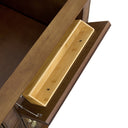 Mid-Century Walnut / White Zeus - 3 Faucet Holes