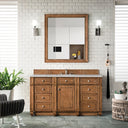 Saddle Brown / Victorian Silver - 3 Faucet Holes