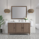 Whitewashed Walnut / White Zeus - 1 Faucet Hole