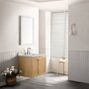 Light Natural Oak / Carrara White - 3 Faucet Holes