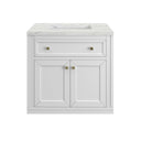 Glossy White / Ethereal Noctis - 3 Faucet Holes