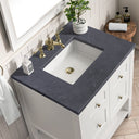 Bright White / Charcoal Soapstone - 3 Faucet Holes