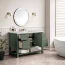 Smokey Celadon / Victorian Silver - 3 Faucet Holes