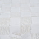 Renwil Persona Indoor 100% Cotton Floor Pouf - Ivory