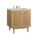 Light Natural Oak / Victorian Silver - 3 Faucet Holes
