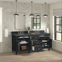 Black Onyx / Parisien Bleu - 3 Faucet Holes