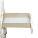 Glossy White / Victorian Silver - 3 Faucet Holes