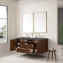 Mid-Century Walnut / Parisien Bleu - 3 Faucet Holes