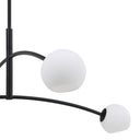 Renwil Nube 54" Wide 4-Light Chandelier - Matte Black