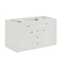 Glossy White / Victorian Silver - 3 Faucet Holes
