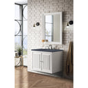 Glossy White / Charcoal Soapstone - 3 Faucet Holes