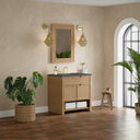 Seaside Oak / Parisien Bleu - 3 Faucet Holes
