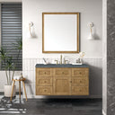 Light Natural Oak / Parisien Bleu - 3 Faucet Holes