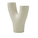 Renwil Wisteria Indoor Ceramic Stoneware Large Vase - Te xtured Beige Semi-Gloss