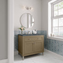 Walnut Whisper / Parisien Bleu - 3 Faucet Holes