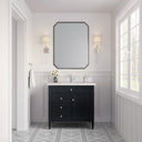 Black Onyx / White Zeus - 1 Faucet Hole
